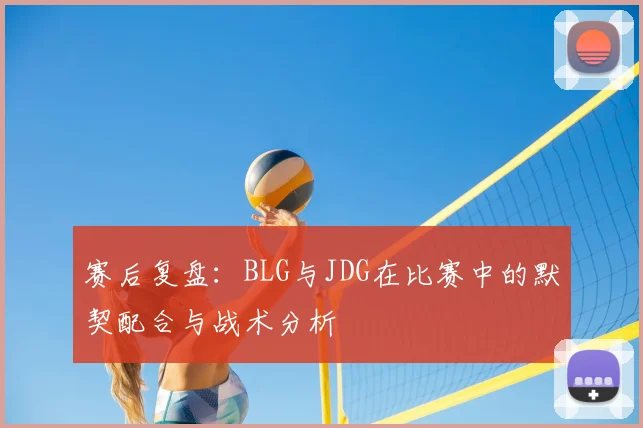 赛后复盘:BLG与JDG在比赛中的默契配合与战术分析