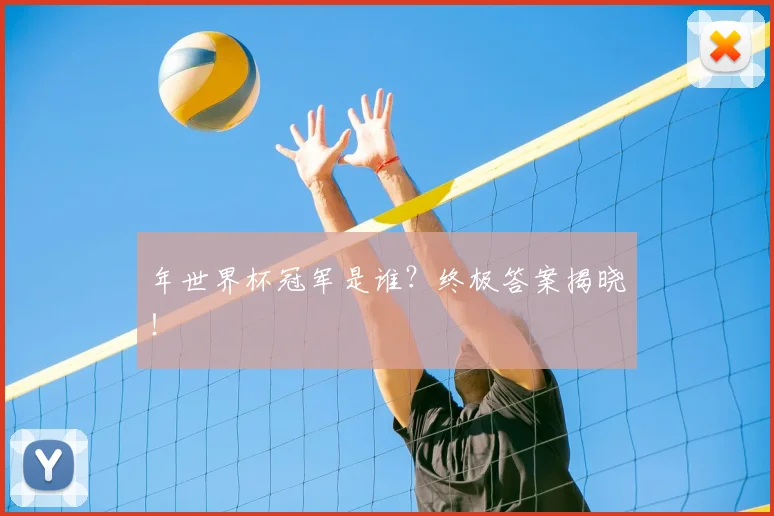 年世界杯冠军是谁?终极答案揭晓!