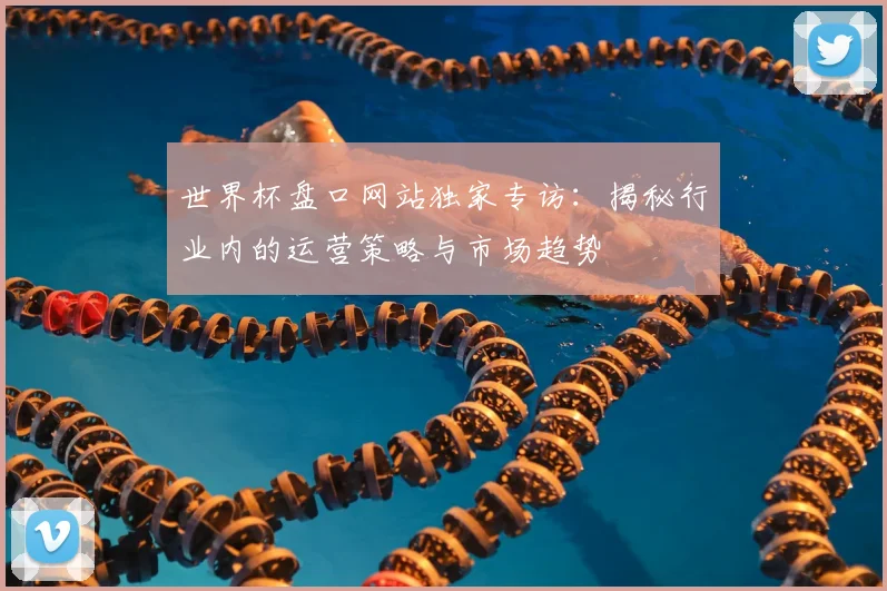 世界杯盘口网站独家专访:揭秘行业内的运营策略与市场趋势