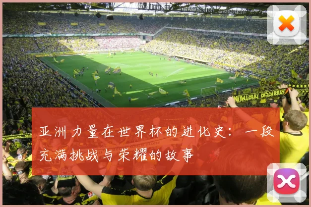 亚洲力量在世界杯的进化史：一段充满挑战与荣耀的故事