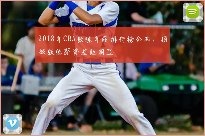 2018年CBA教练年薪排行榜公布，顶级教练薪资差距明显