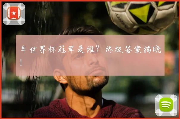 年世界杯冠军是谁？终极答案揭晓！